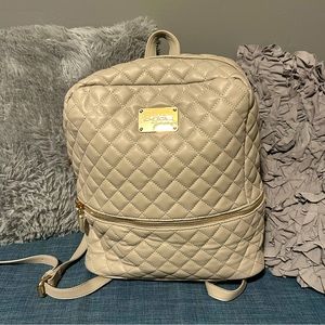 BEBE light tan backpack. EUC